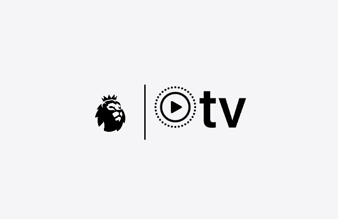 Logos for the Premier League and Pokko TV side by side separated by a vertical line